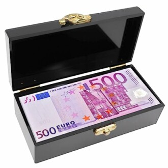 Zwarte Acryl Afsluitbare Cash Box