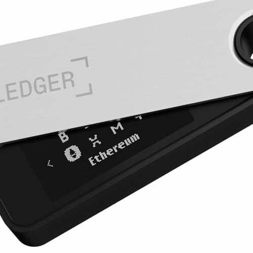 Ledger hardware wallet met schermweergave